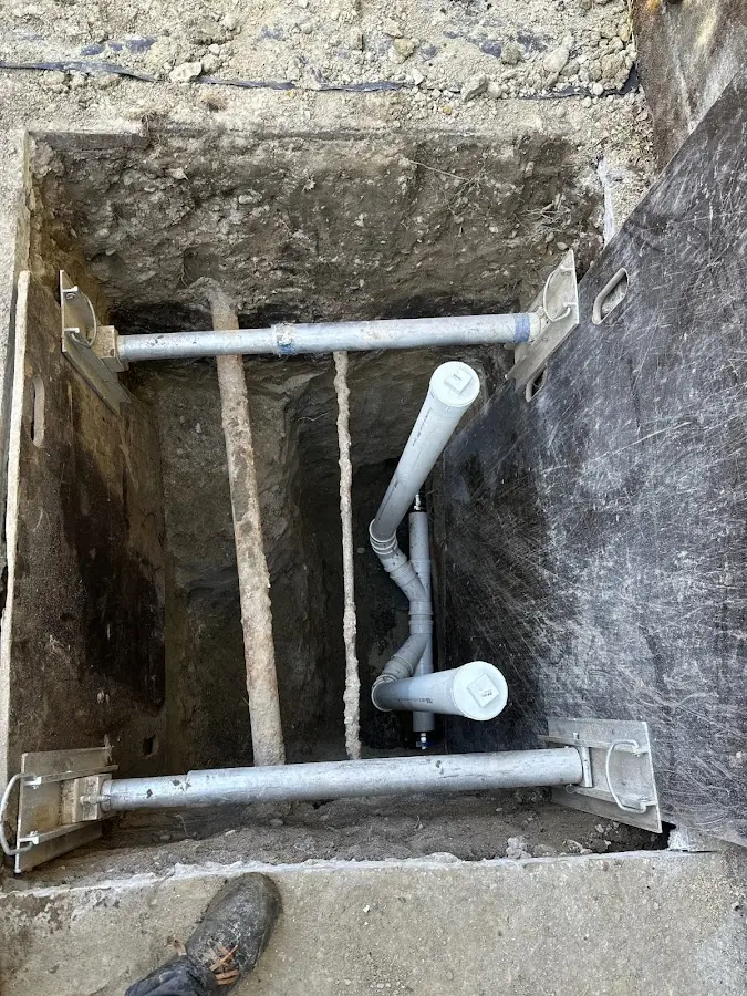 Experienced plumber completing Gas Line Repair work in Evans